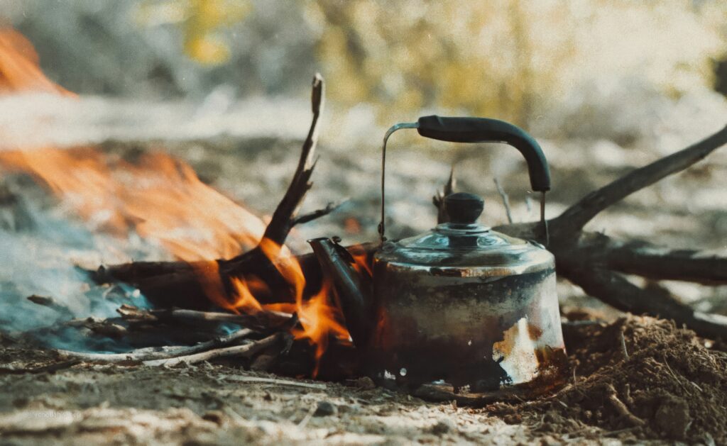 Вечірній відпочинок на природі