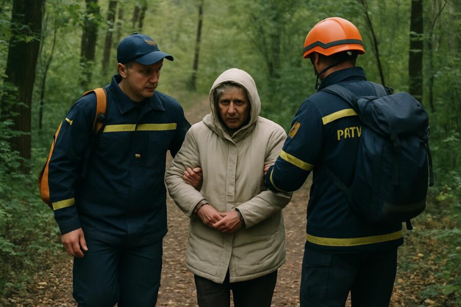 На Полтавщині рятувальники допомогли знайти жінку, яка заблукала в лісі
