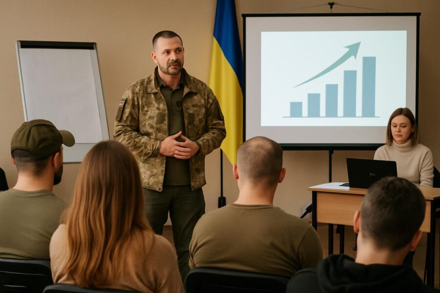 У Полтаві стартує програма для ветеранського бізнесу Level Up: фінансова стійкість, бізнес-навички та підтримка